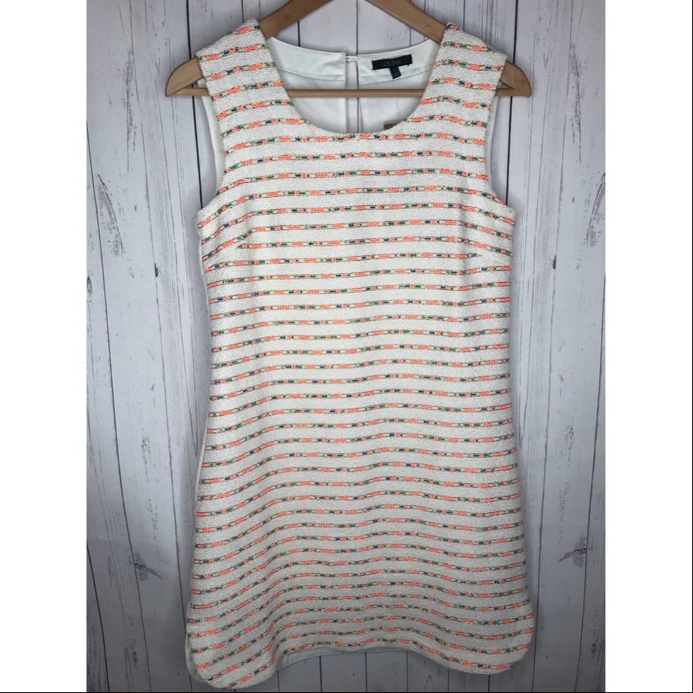 Francesca’s Quinn Size Small Ivory Shift Dress